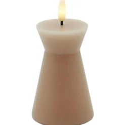 Clearance Sille Nordic Sculpture Kegle kunstig stearinlys, Sirius|Kunstige Stearinlys