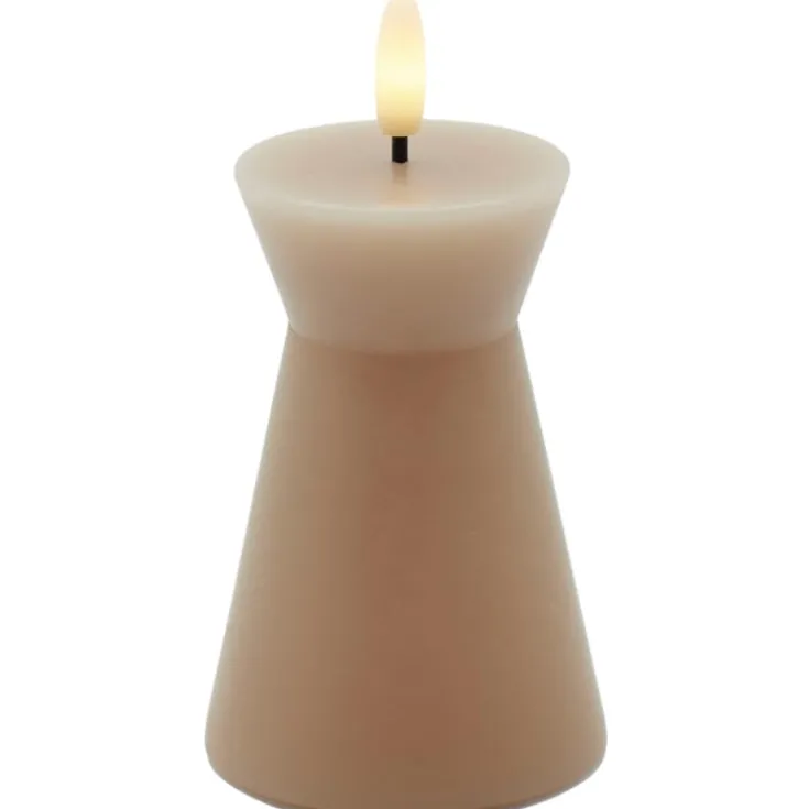 Clearance Sille Nordic Sculpture Kegle kunstig stearinlys, Sirius|Kunstige Stearinlys