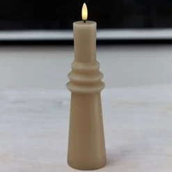 Sale Sille Nordic Sculpture Ringet kunstig stearinlys, Sirius|Kunstige Stearinlys