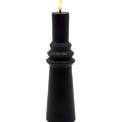 Sille Nordic Sculpture Ringet kunstig stearinlys, Sirius|Kunstige Stearinlys