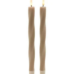 Best Sille Nordic Sculpture Twist kunstig stearinlys, Sirius|Kunstige Stearinlys
