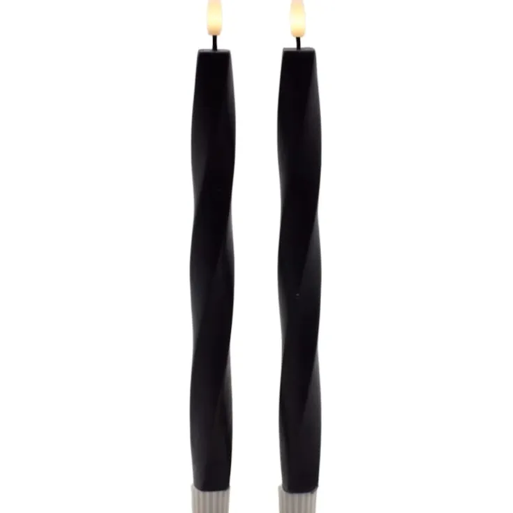 Clearance Sille Nordic Sculpture Twist kunstig stearinlys, Sirius|Kunstige Stearinlys