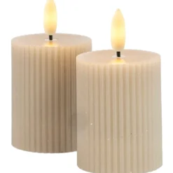 Hot Smilla LED bloklys, genopladelig, Sirius|Kunstige Stearinlys