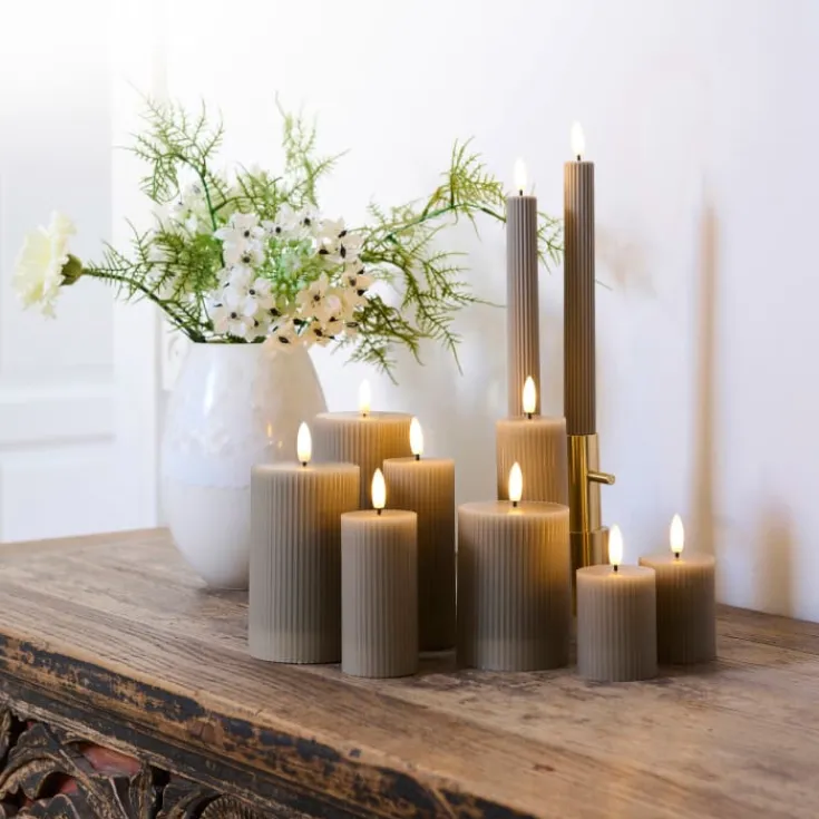 Hot Smilla LED bloklys, genopladelig, Sirius|Kunstige Stearinlys