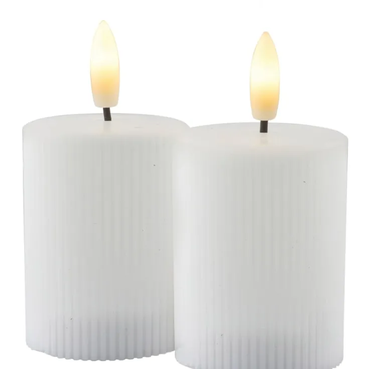 Discount Smilla LED bloklys, genopladelig, Tilbud|Kunstige Stearinlys