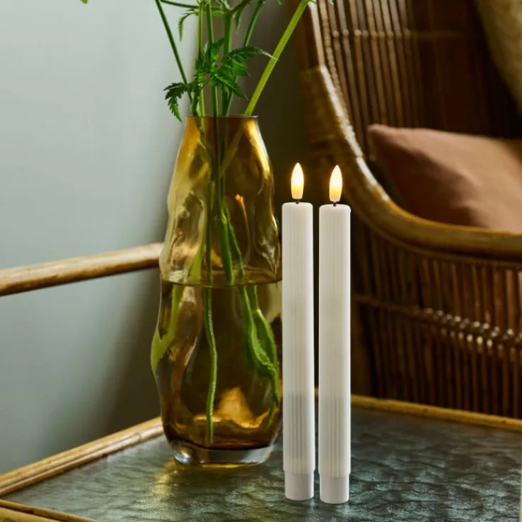 New Smilla LED kronelys, genopladelig, Tilbud|Kunstige Stearinlys