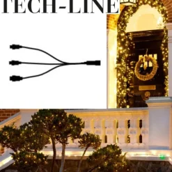 Best Tech-Line 3-split Udendørs Julelys
