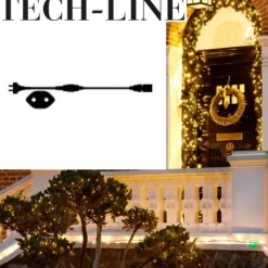 Clearance Tech-Line stikprop Udendørs Julelys|Sirius