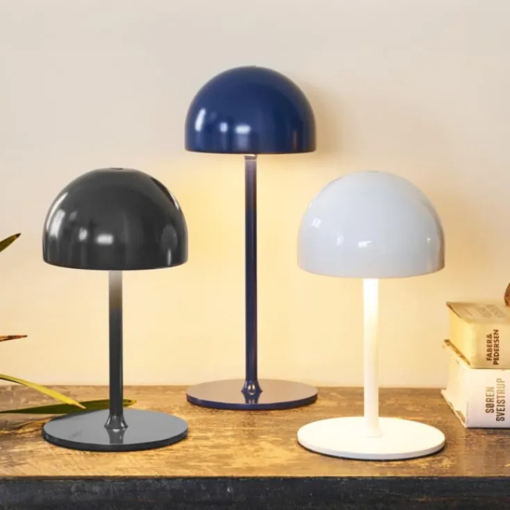 Discount Tim genopladelig bordlampe, blå, Udendørs Bordlamper|Genopladelige Lamper