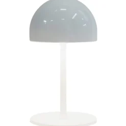 Hot Tim genopladelig bordlampe, hvid, 22 cm Udendørs Bordlamper|Udendørs Batterilamper