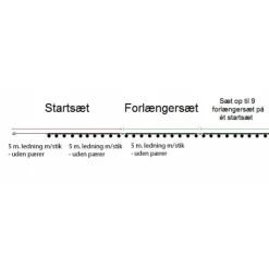 Best Tobias udendørs lyskæde, klare pærer, startsæt Sirius|Lyskæder