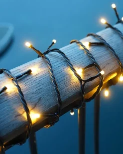 Discount Top-Line Energy udendørs lyskæde, 200 varm hvide lys, 20 meter, forlænger Udendørs Julelys|Sirius