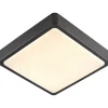 Best Ainos Square udendørs loftlampe, antracit Slv|Udendørs Loftlamper