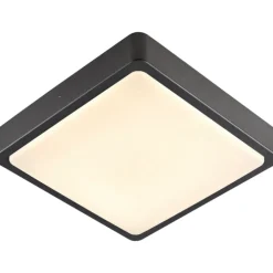 Best Ainos Square udendørs loftlampe, antracit Slv|Udendørs Loftlamper