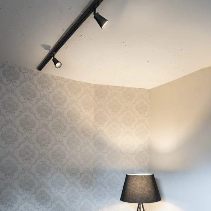 Best Avo spot til 1F strømskinne, GU10, sort Skinnespots|Slv