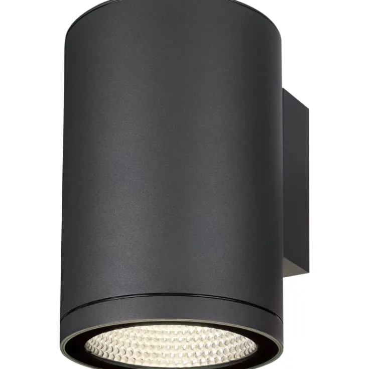 Hot Enola L Round udendørs væglampe, 19 cm Udendørs Væglamper