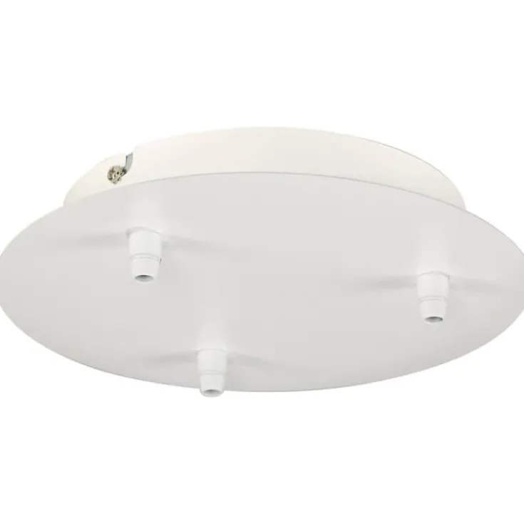 New Fitu rund loftroset til 3 lamper, Baldakiner