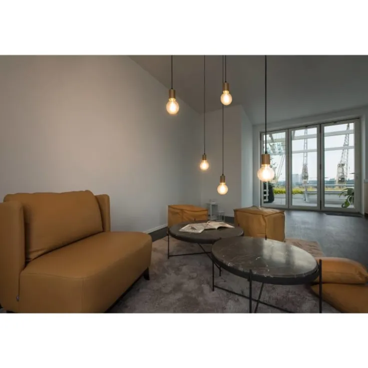 New Fitu rund loftroset til 3 lamper, Baldakiner
