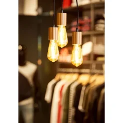 New Fitu rund loftroset til 3 lamper, Baldakiner