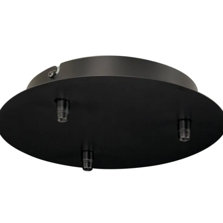 Discount Fitu rund loftroset til 3 lamper, Baldakiner|Slv