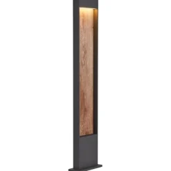 Clearance Flatt Pole havelampe, brun, Havelamper
