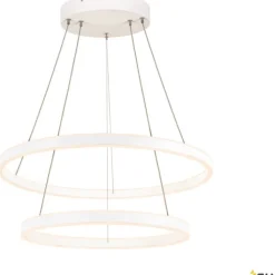 One Double pendel, hvid, Ø60 cm Slv