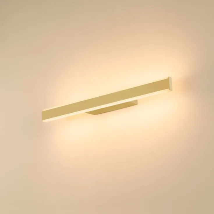 Clearance One Linear væglampe, messing, 50 cm Væglamper|Slv