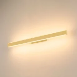 New One Linear væglampe, messing, 70 cm Væglamper|Slv