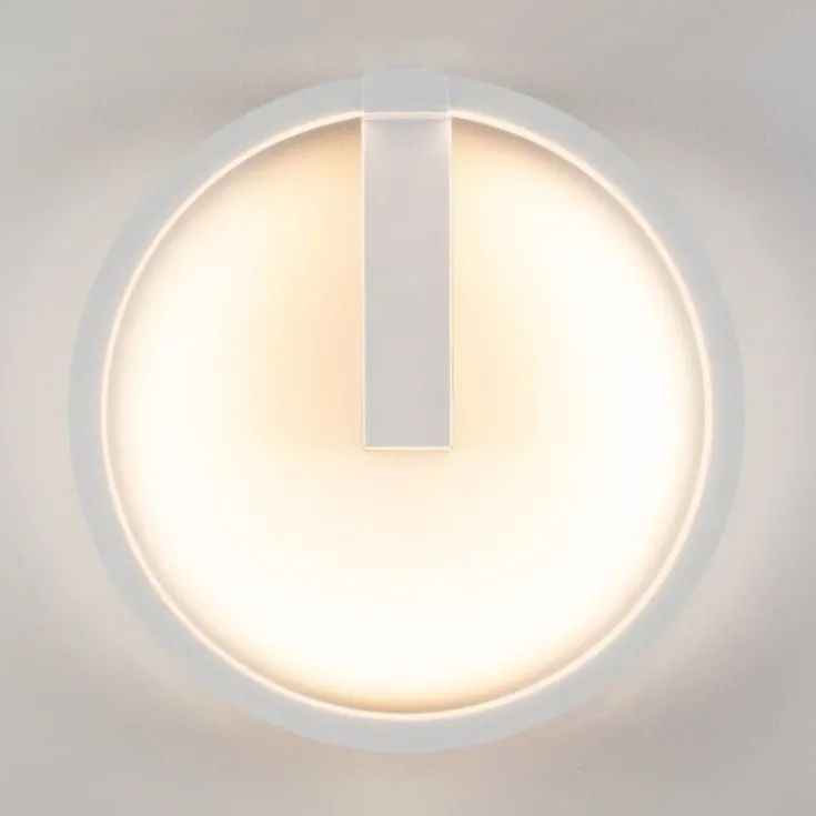 Outlet One væglampe, hvid, Ø40 cm Væglamper|Slv