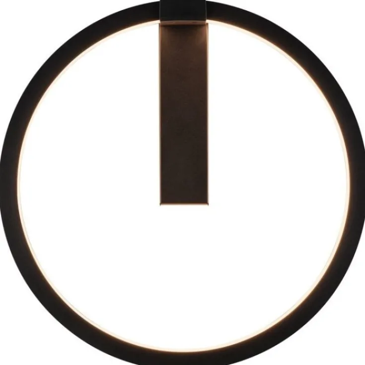 Outlet One væglampe, sort, Ø40 cm Væglamper|Slv