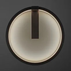 Outlet One væglampe, sort, Ø40 cm Væglamper|Slv