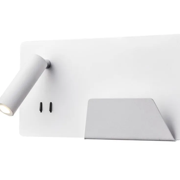 Outlet Somnila USB væglampe, hvid, Slv