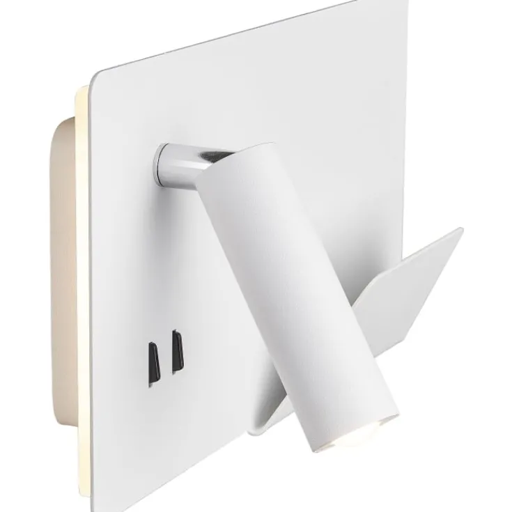 Outlet Somnila USB væglampe, hvid, Slv