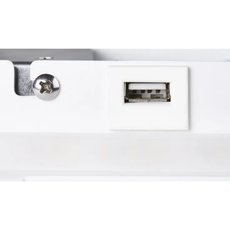 Outlet Somnila USB væglampe, hvid, Slv