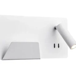 Discount Somnila USB væglampe, hvid, Slv