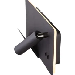 Hot Somnila USB væglampe, sort, Slv