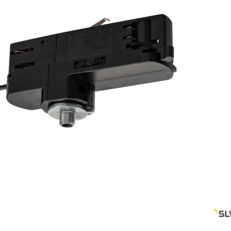 Outlet S-Track 3F pendeladapter, sort Strømskinner