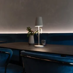Online Vinolina Two genopladelig bordlampe, Udendørs Bordlamper|Genopladelige Lamper