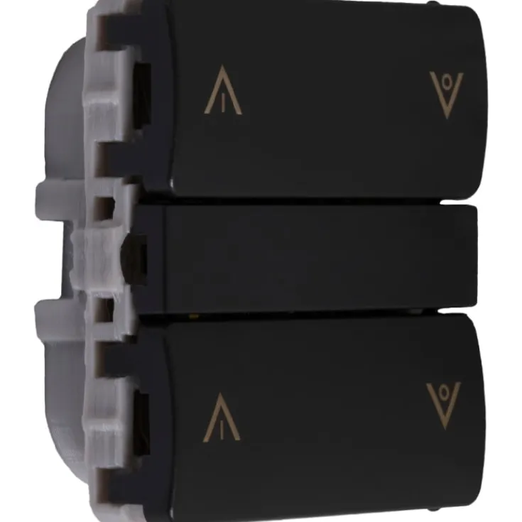 Zigbee batteritryk til LK Fuga, tænd/sluk og op/ned, grå Lysdæmpere