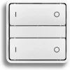 Hot Zigbee kontakt/lysdæmper til LK Fuga, tænd/sluk tangenter, hvid med Baseline 50 ramme Lysdæmpere