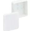 Online membrandåse, hvid, 85x85x37 mm Samledåser