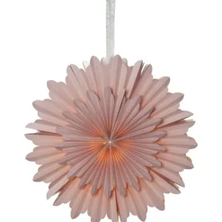 Crystal julestjerne med lys, 50 cm, lyserød Julestjerner Med Lys