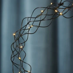 Hot Curly juledekoration, Ø30, sort Julepynt Med Lys