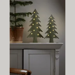 Outlet Fabbe juletræ med lys, Julepynt Med Lys