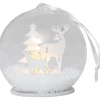 Discount Fauna snekugle med lys Julepynt Med Lys