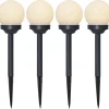 Best Globus solcelle bedlamper, 4-pak Solcellelamper|Havelamper
