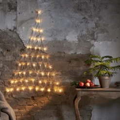 lysnet med julestjerne Julepynt Med Lys