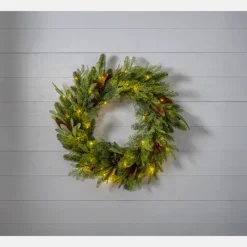 Best Mixi udendørs julekrans med lys, batteri, Ø60 cm Julekranse & Granguirlander