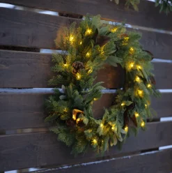 Best Mixi udendørs julekrans med lys, batteri, Ø60 cm Julekranse & Granguirlander