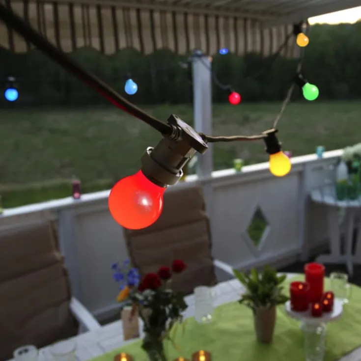 Online Party lyskæde med fatning Lyskæder